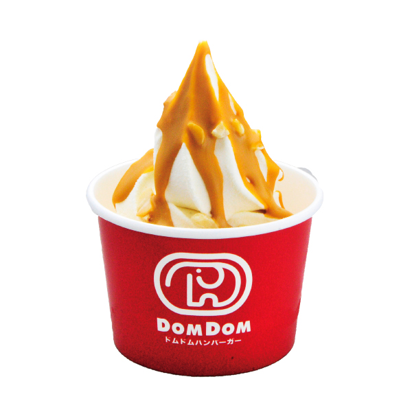 ソフトクリームサンデー　キャラメルナッツ